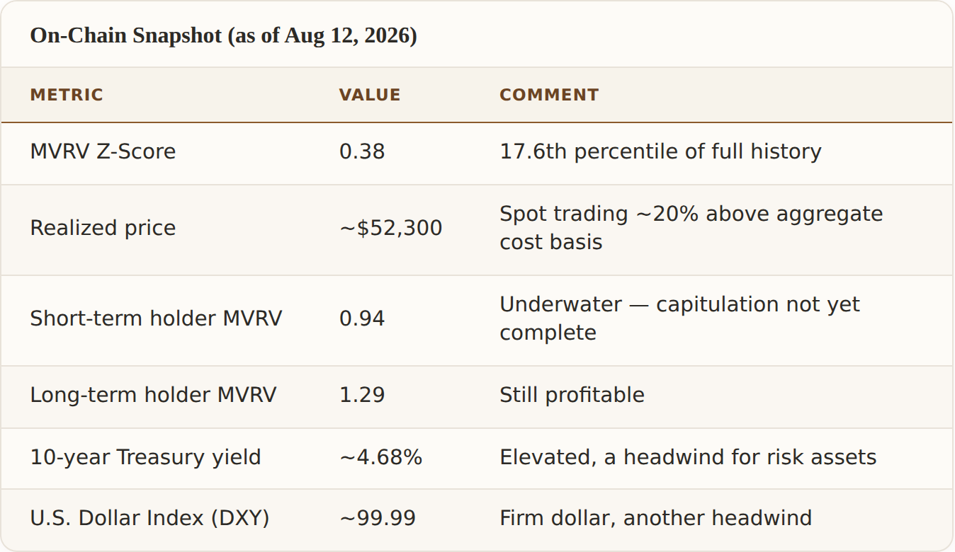 On-Chain Snapshot as of August 12, 2026